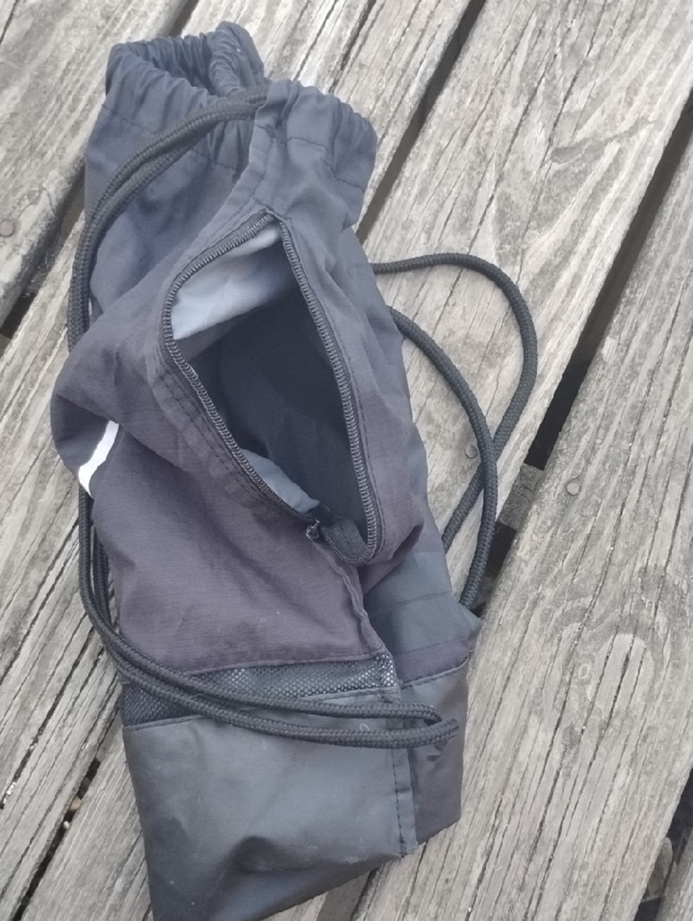 Nike Light Blue Polyester Lightweight Backpack with Nike Swoosh Tag - Picture 5 of 6